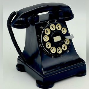 Boston Warehouse:2002 Retro Rotary Dial Replica Telephone 60min Tick/Ring Timer